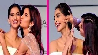 Watch Katrina Kaif & Sonam Kapoor's HOT KISS at Loreal Paris Event | VIDEO Video
