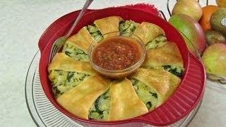 Watch Mother's Day Brunch Recipe Special Video - Spinach and Potato Crescent Roll Ring Video