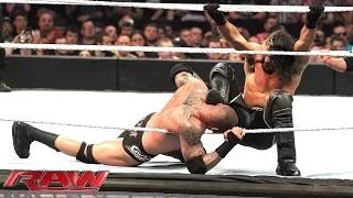 Watch Randy Orton & Roman Reigns vs. Kane & Seth Rollins: WWE Raw, April 27, 2015 Video