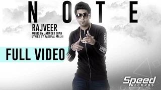 Watch Note - Latest Punjabi Song | Rajveer Singh Video