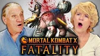 Watch ELDERS REACT TO MORTAL KOMBAT FATALITIES (React-Mini) Video