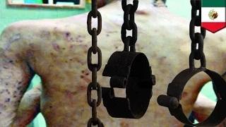 Watch Mexico slavery: young woman beaten and chained to iron inside dry-cleaning shop Video