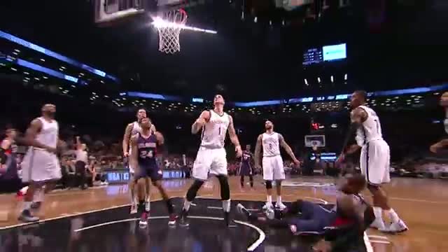Watch NBA: Paul Millsap Makes Basket After Strong Contact  Video
