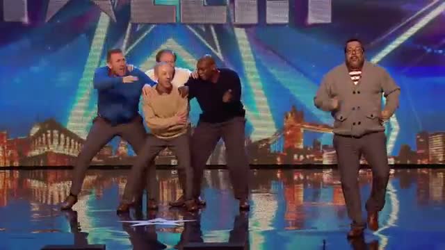 Watch Old Men Grooving bust a move, and maybe their backs! | Britain's Got Talent 2015 Video