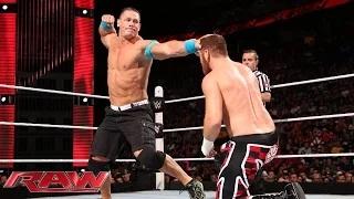 Watch John Cena vs. Sami Zayn Ã¢â‚¬â€œ United States Championship Match: WWE Raw, May 4, 2015 Video