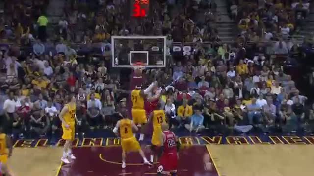 Watch NBA: Dunleavy and Noah Run the Give-and-Go for the Smash  Video