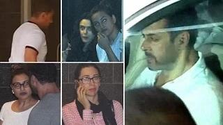 Watch Bollywood stars VISIT Salman Khan after VERDICT Video