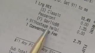 Watch Pizza order with a special request - Call 911 Video