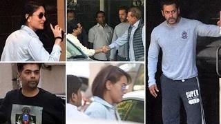 Watch Bollywood celebs meet Salman Khan after VERDICT | Aamir Khan, Kareena Kapoor & More! Video