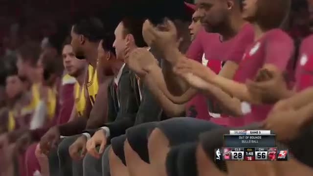 Watch NBA Playoffs 2015 - Cleveland Cavaliers vs Chicago Bulls - 4th Qrt - NBA 2K15 PS4 - HD Video