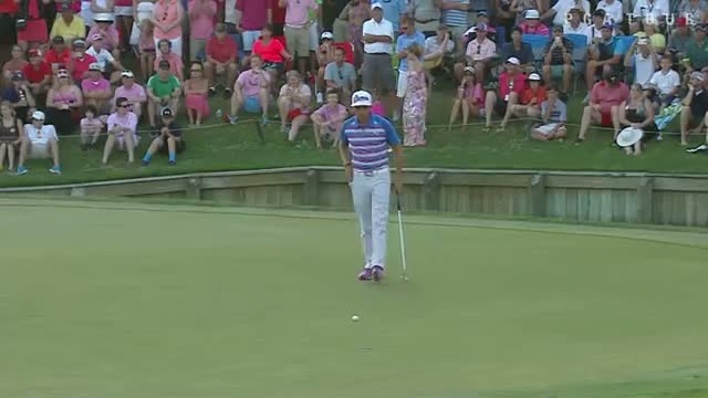 Watch Rickie Fowler birdies No. 17 on second playoff hole at THE PLAYERS Video