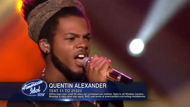 Watch Arena Anthems: Quentin Alexander, 'Light My Fire' - AMERICAN IDOL XIV Video