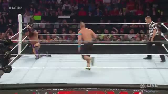 Watch John Cena vs. Neville - United States Championship Match: WWE Raw, May 11, 2015 Video