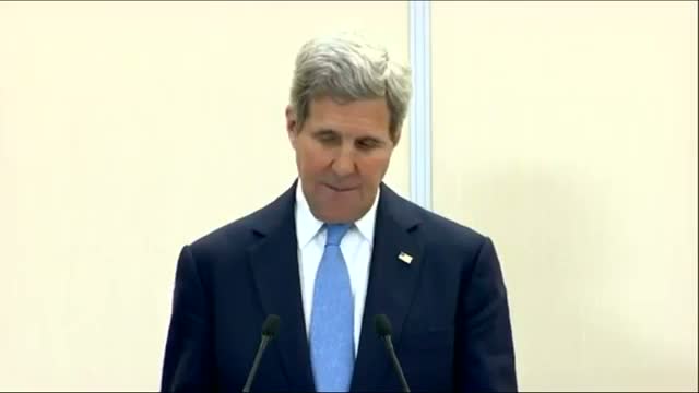 Watch Kerry Talks Sanctions During Visit to Russia Video
