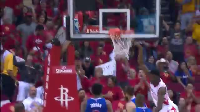 Watch NBA: Capela Sparks the Crowd with Terrific And-1 Jam Video