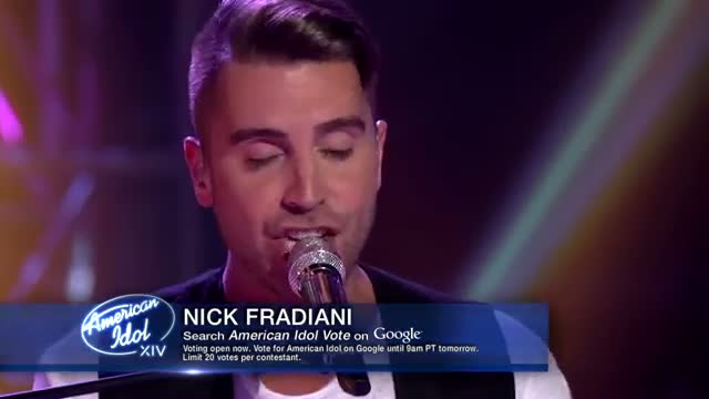 Watch Simon Fuller's Pick: Nick Fradiani, 'I Won't Give Up' - AMERICAN IDOL XIV Video