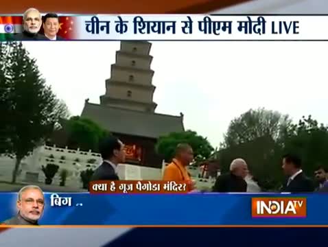 Watch PM Modi, Xi hold summit talks, visit Wild Goose Pagoda Video