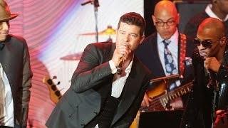 Watch Robin Thicke Reacts to Dad's Bedroom Confession Video