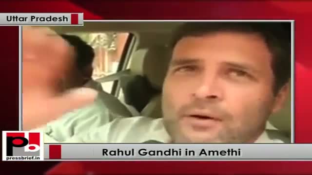 Watch Rahul Gandhi talks to media in Amethi, Uttar Pradesh 18th May 2015 mp4 Video