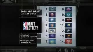 Watch 2015 NBA Draft Lottery First Three Pick Announced Video