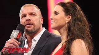 Watch Stephanie McMahon returns to Raw: WWE Raw, May 18, 2015 Video