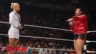 Watch Rusev blames Lana for his loss to John Cena at WWE Payback: WWE Raw, May 18, 2015 Video