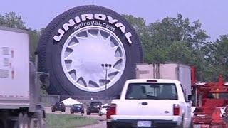 Watch Uniroyal Marks 50th Anniversary of Giant Tire Video