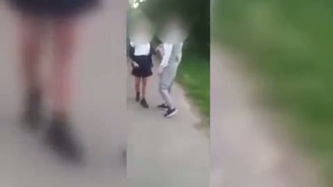 Watch Girl, 14 Foul - Mouthed School Girl PUNCHES Boy In Face - Croydon - London Video