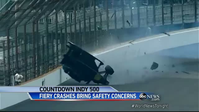 Watch Indy 500 Crashes Spark Concerns for Driver Safety Video