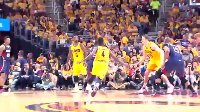 Watch NBA: LeBron James Steals for the Breakaway Slam Video