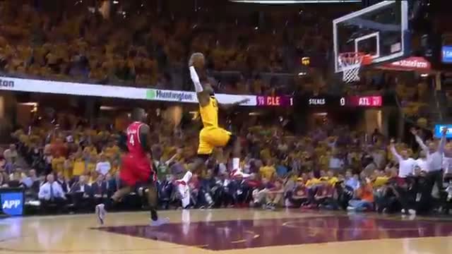 Watch NBA: Lebron James Comes in Hot for Thunderous Dunk Video