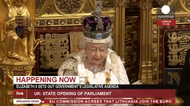 Watch Queen Elizabeth II Speech to Parliament (recorded live feed) Video
