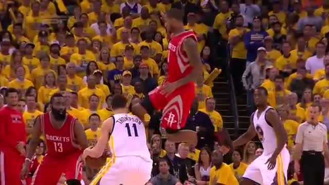 Watch Trevor Ariza Knees Klay Thompson | Rockets vs Warriors | Game 5 | May 27, 2015 | 2015 NBA Playoffs Video