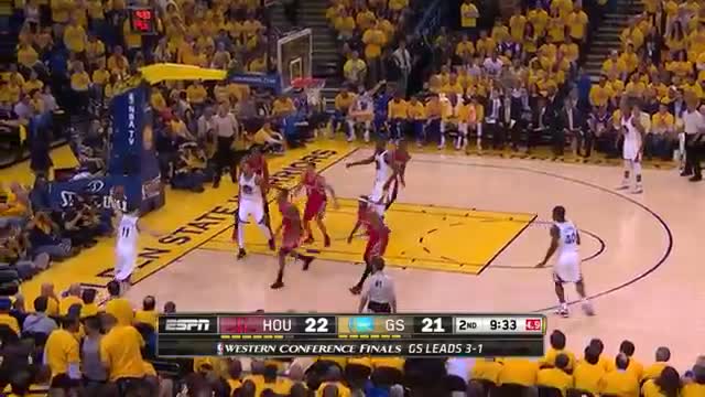 Watch Klay Thompson's Corner 3-Pointer | Rockets vs Warriors | Game 5 | May 27, 2015 | 2015 NBA Playoffs Video