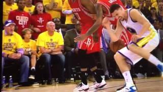 Watch Klay Thompson Knee To Head Freak Injury Video