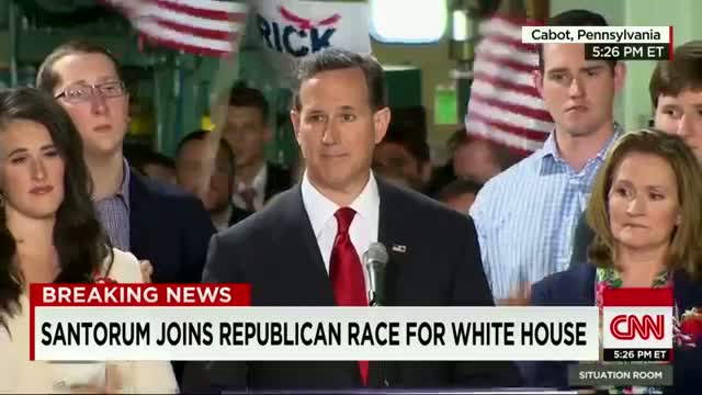 Watch Rick Santorum announces 2016 presidential bid Video