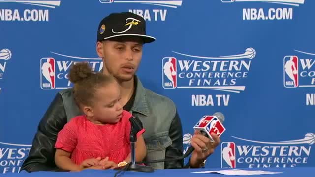 Watch NBA: Riley Curry Returns for a Post-Game Encore Performance Video