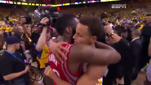 Watch Stephen Curry to James Harden after eliminating the Houston Rockets--'All year you Video