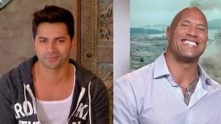 Watch The Rock responds to Varun Dhawan Video