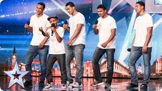 Watch Will the Judges give The Sakyi Five something to celebrate? - Britain's Got Talent 2015 Video