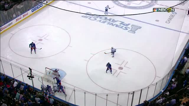 Watch Lundqvist stones Johnson on the doorstep Video