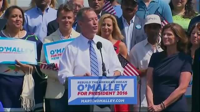 Watch Martin O'Malley Joins 2016 Presidential Race Video