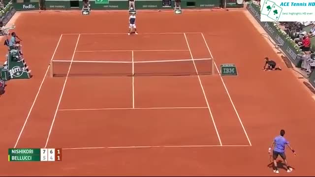 Watch Kei Nishikori vs Thomaz Bellucci - Tennis Highlights Roland Garros 2015 HD Video