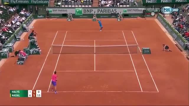 Watch Rafael Nadal vs Quentin Halys - Tennis Highlights Roland Garros 2015 HD Video
