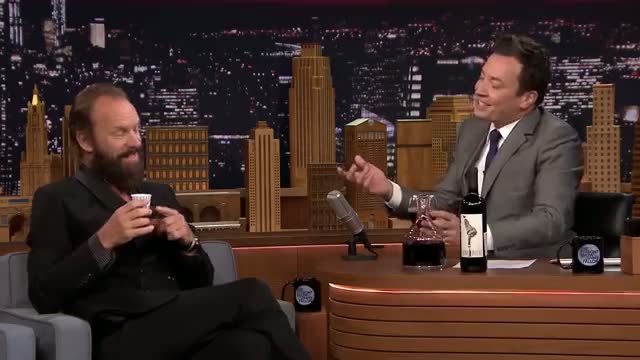 Watch Sting and Jimmy Have a Wine-Tasting Interview - The Tonight Show Starring Jimmy Fallon Video