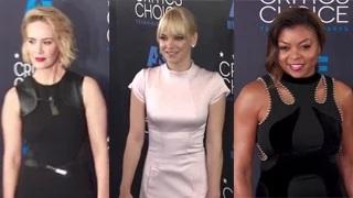Watch Celebrities Arrive At Critics' Choice Television Awards 2015 - Anna Faris, Sarah Paulson And More Video