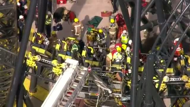 Watch Multiple Injuries in UK Rollercoaster Crash Video