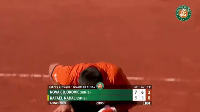 Watch L'eneRGie du match R.Nadal - N.Djokovic | 3 juin Quart de finale Video