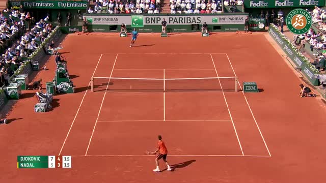 Watch N. Djokovic v. R. Nadal 2015 French Open Men's Highlights / Quarterfinals Video