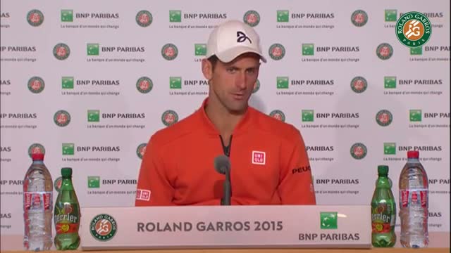 Watch Press conference Novak Djokovic 2015 French Open / Quarterfinals Video